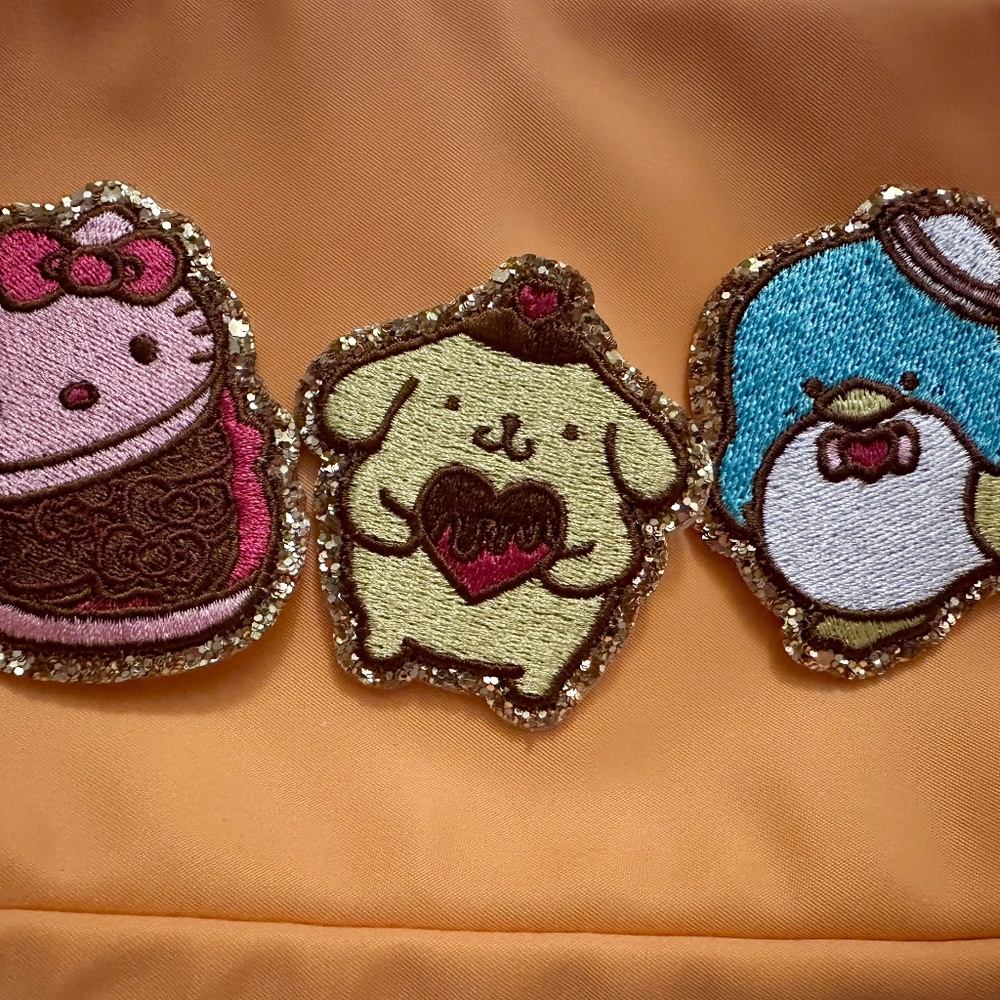 Set of 3 new hello kitty valentine’s day patches